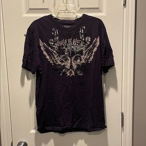 Express Y2K Men's Dark Graphic Tee